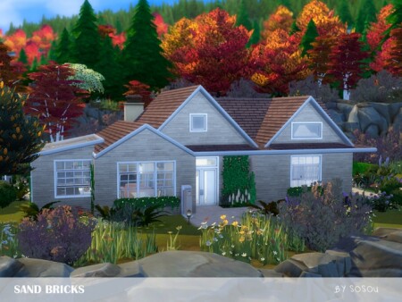 Sand Bricks House by Sosou at TSR