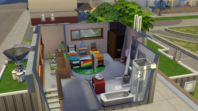 Sims 4 Conifer Station Home and Workshop by alilona at Mod The Sims