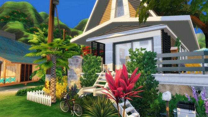 Sims 4 A Frame Starter House at Mister Glucose