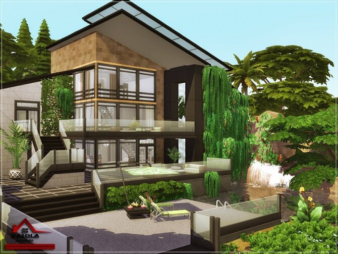 Sims 4 Vaiola house by marychabb at TSR