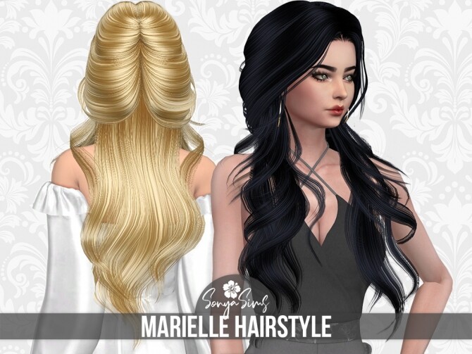 Sims 4 SPOTLIGHT & MARIELLE hairs at Sonya Sims