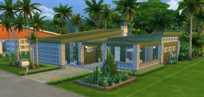 Sims 4 The Mulholland Drive Modern Home by DominoPunkyHeart at Mod The Sims