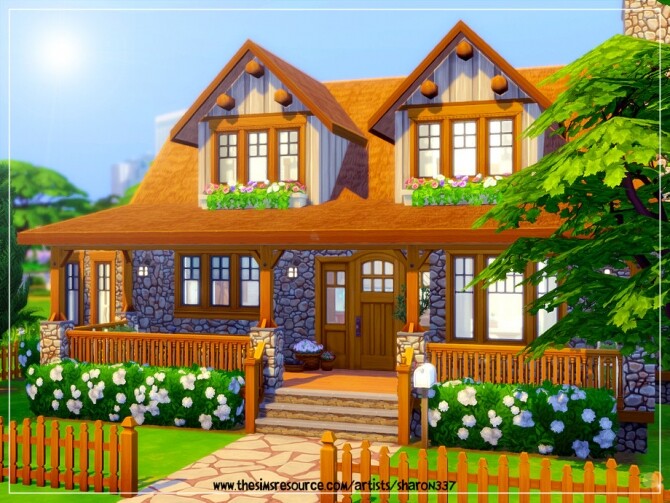Sims 4 Hawthorn Cottage Nocc by sharon337 at TSR