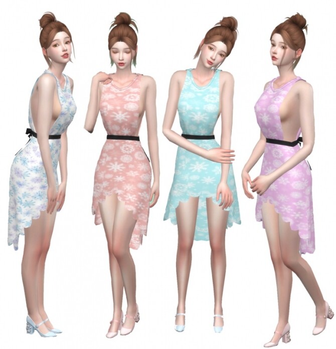 Sims 4 Cool summer dress at Simjigi