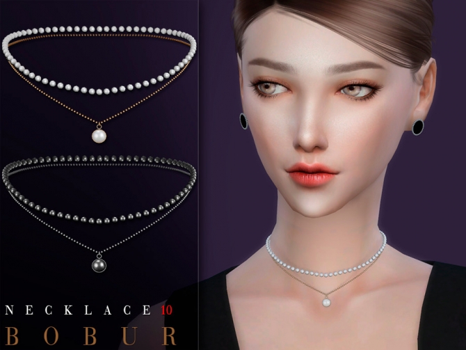 Necklace 10 by Bobur3 at TSR » Sims 4 Updates