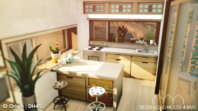 Sims 4 Desert Eco House at DH4S