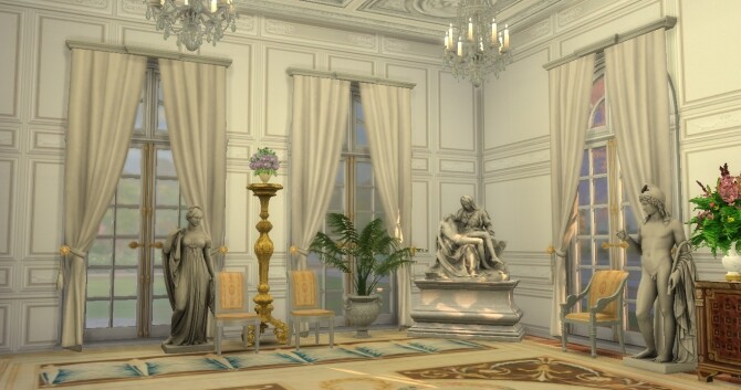 Sims 4 Trianon Wall Set 3 For TS4 at Regal Sims