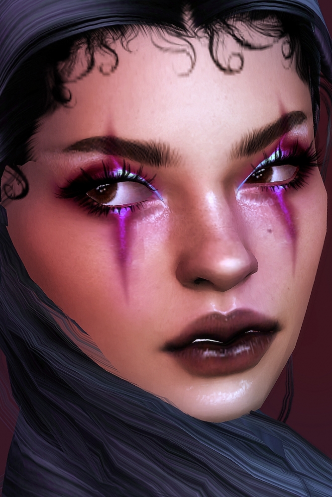 Enemy Eyeshadow at EvellSims » Sims 4 Updates