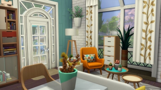 Sims 4 Micro home by Cassie Flouf at L’UniverSims