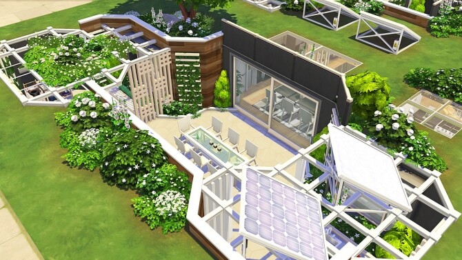 Sims 4 ECO FRIENDLY UNDERGROUND FAMILY HOME at Aveline Sims