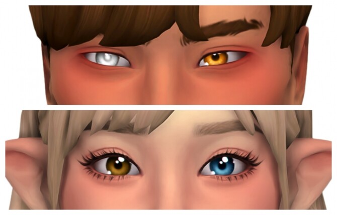 Sims 4 maxis match default eyes
