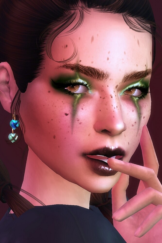 Sims 4 Enemy Eyeshadow at EvellSims