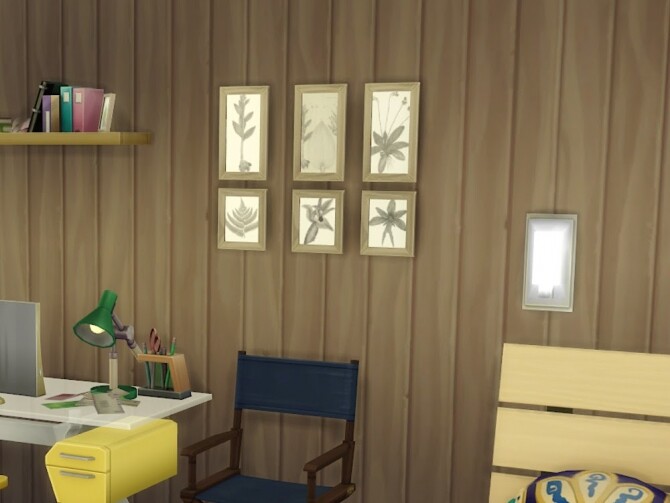 Sims 4 Small botanical drawings on the wall at KyriaT’s Sims 4 World