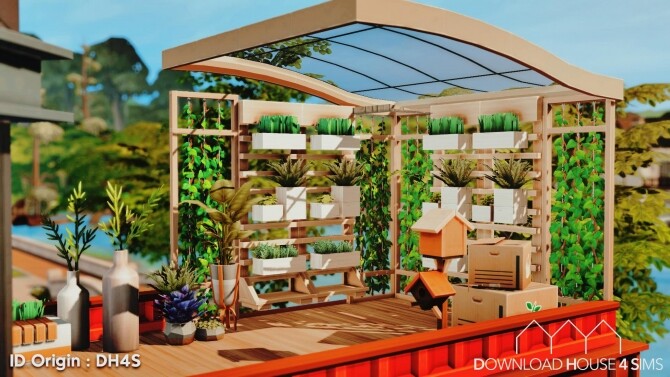 Sims 4 Container Eco House at DH4S
