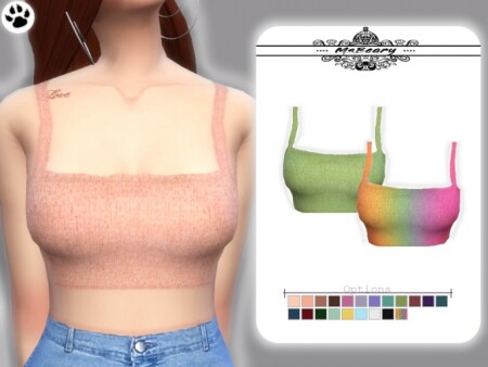Cropped Sweater Tank Top by MsBeary at TSR