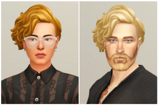 Magic Curly Hair Edit at Rusty Nail » Sims 4 Updates