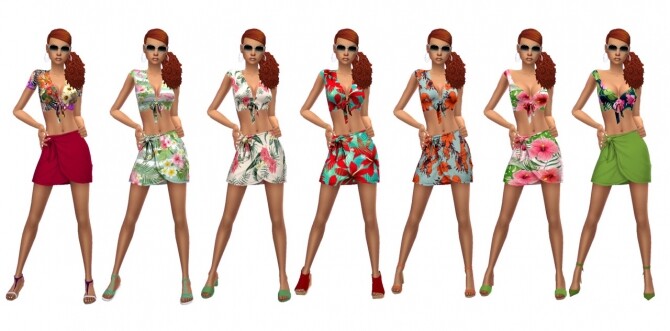 Sims 4 EP07 TIED WRAP SKIRT at Sims4Sue