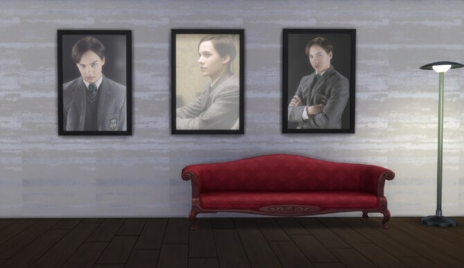 Sims 4 Tom Riddle Portrait Collection by Phoenix74 at Mod The Sims