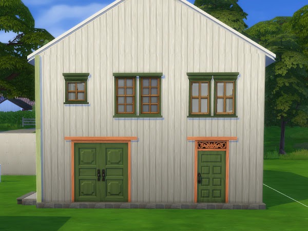 Sims 4 Landsem doors and windows at KyriaT’s Sims 4 World