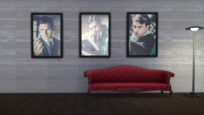 Sims 4 Tom Riddle Portrait Collection by Phoenix74 at Mod The Sims