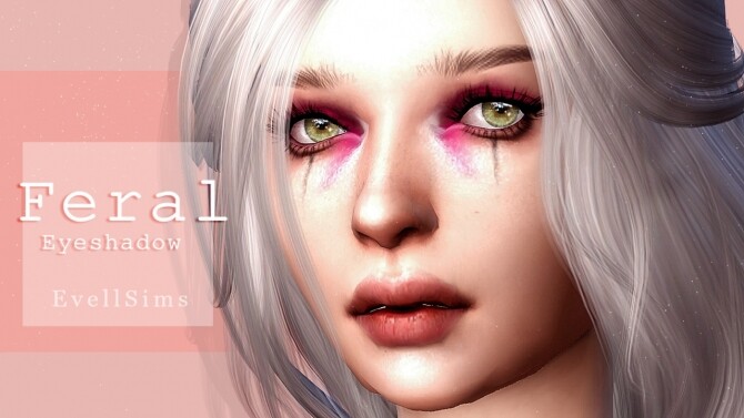 Sims 4 Feral Eyeshadow at EvellSims