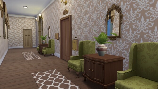 Sims 4 Dorm Hall Drake Renovation by xmathyx at Mod The Sims