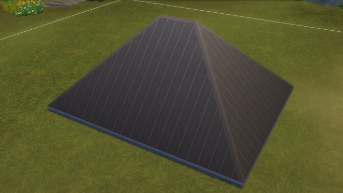 Sims 4 Flat roofs by iSandor at Mod The Sims