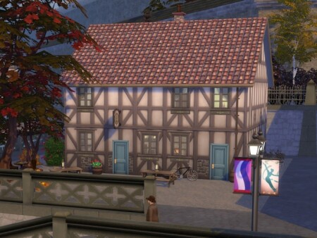 Lille Kro small tavern at KyriaT’s Sims 4 World