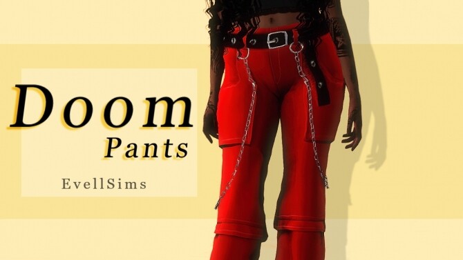 Sims 4 Doom Pants at EvellSims