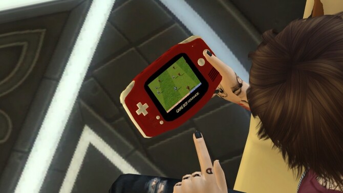 Sims 4 Usable Nintendo Game Boy Advance by LightningBolt at Mod The Sims