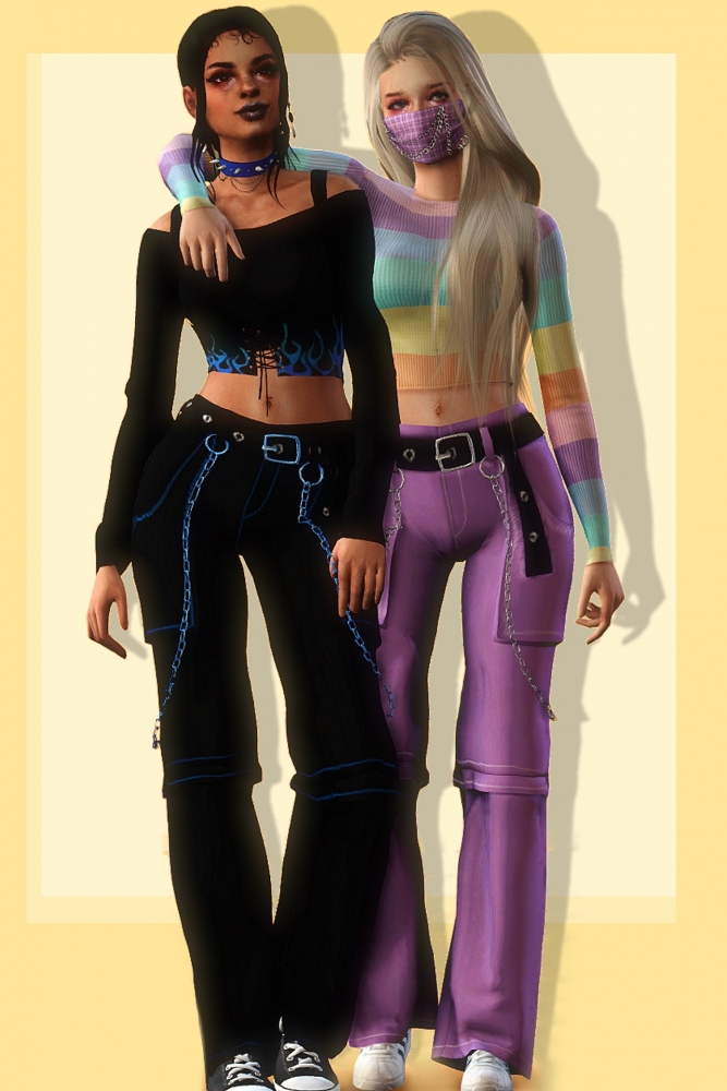 Doom Pants at EvellSims » Sims 4 Updates