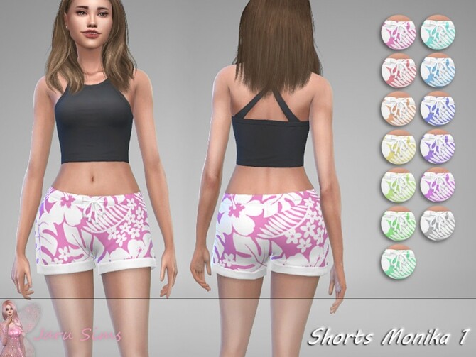 Sims 4 Shorts Monika 1 by Jaru Sims at TSR