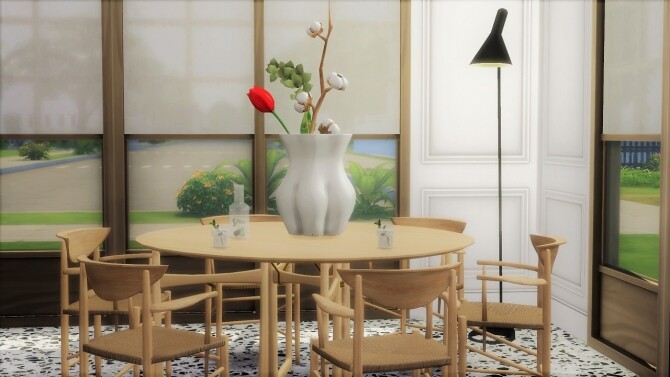 Sims 4 DROP LEAF TABLE HM6 at Meinkatz Creations
