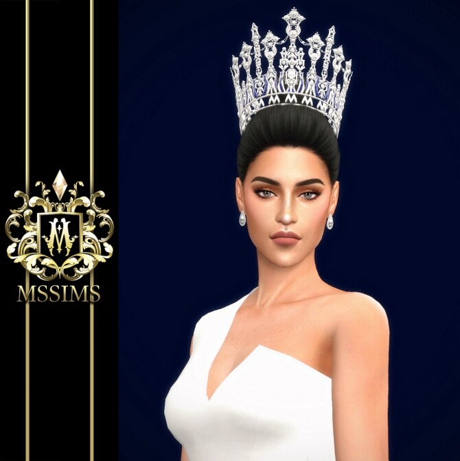 Sims 4 MISS UNIVERSE THAILAND 2019 CROWN at MSSIMS
