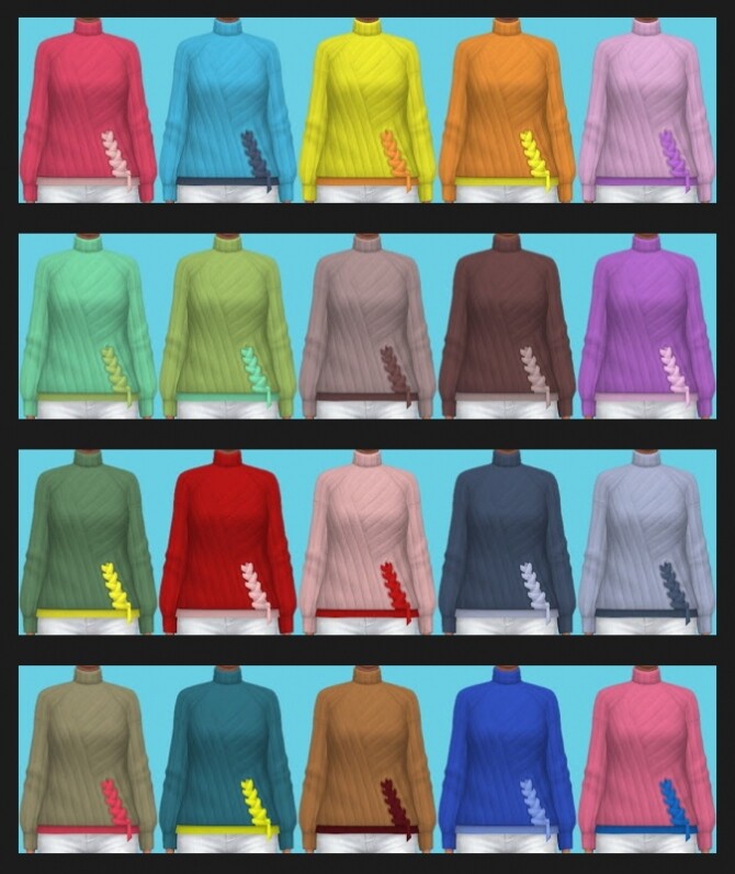 Sims 4 Eco Lifestyle Recolors Pullover & Jeans Nr. 1 at Annett’s Sims 4 Welt