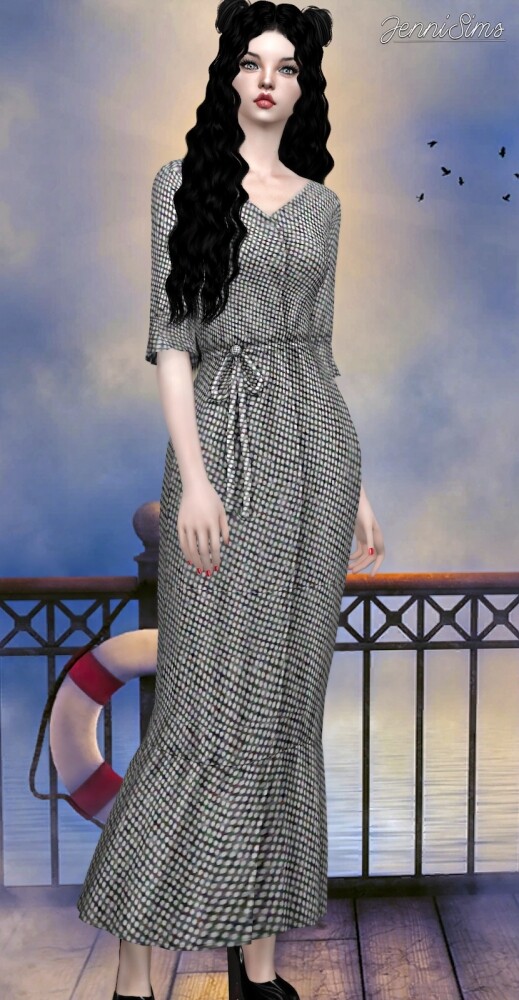 Sims 4 Summer dress BGC at Jenni Sims