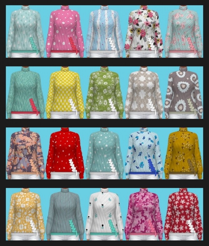 Sims 4 Eco Lifestyle Recolors Pullover & Jeans Nr. 1 at Annett’s Sims 4 Welt