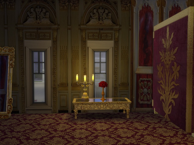 Sims 4 Golden Palace Walls at Anna Quinn Stories