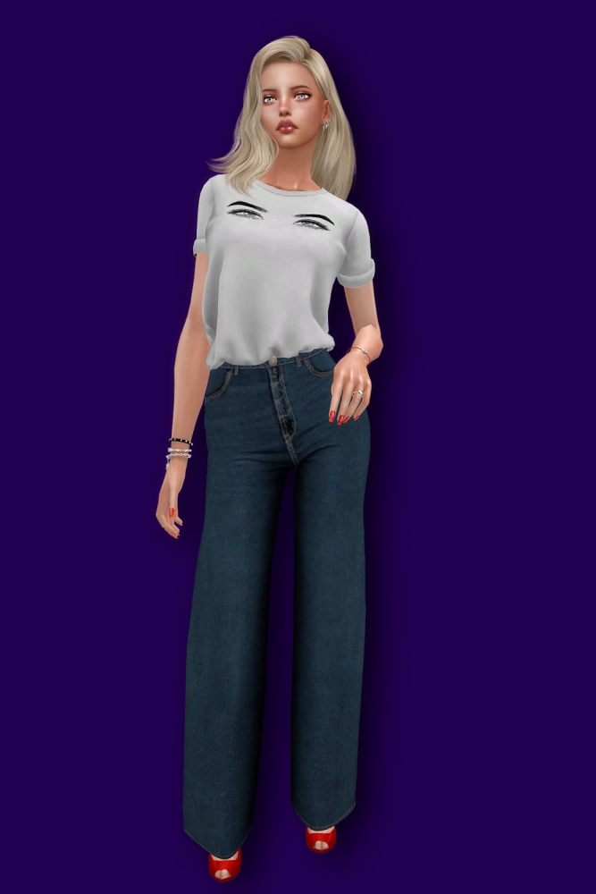 Painting t-shirt at L.Sim » Sims 4 Updates