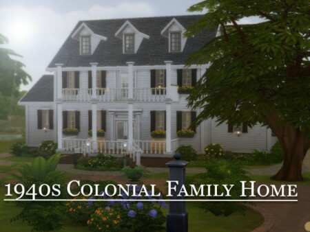 1940s Colonial Family Home by vmr394 at TSR