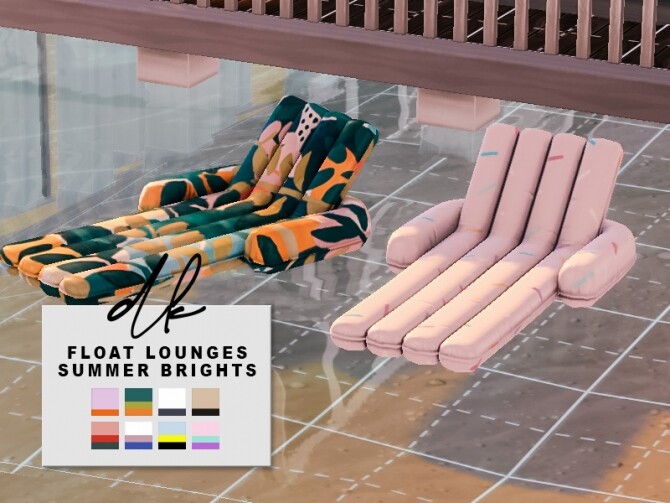Sims 4 Float Loungers at DK SIMS