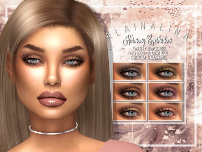 Sims 4 Harmony Eyeshadow at AlainaLina