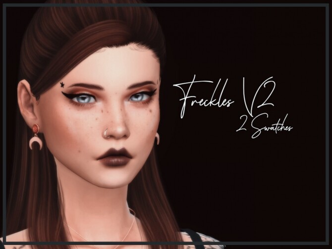 Sims 4 Freckles V2 by Reevaly at TSR