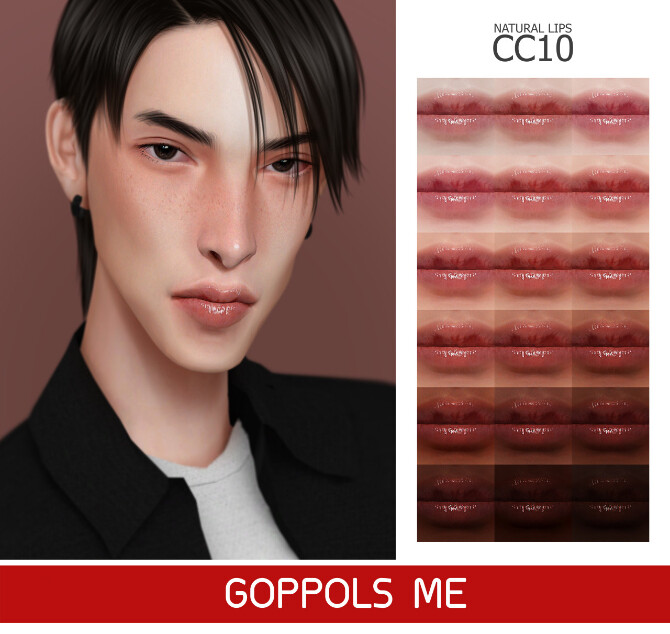 Sims 4 GPME GOLD Natural Lips CC10 at GOPPOLS Me