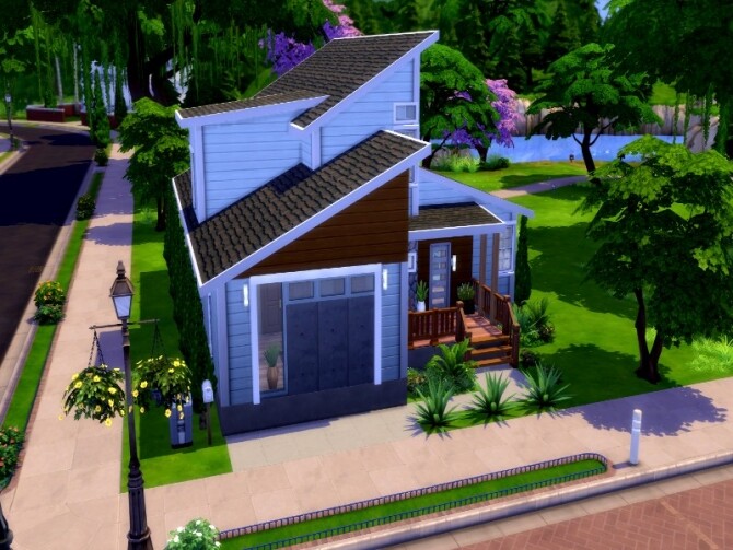 Sims 4 Shannon house by GenkaiHaretsu at TSR