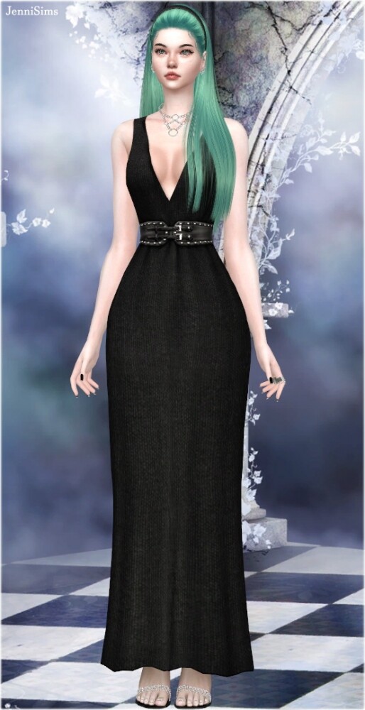 Sims 4 BASE GAME COMPATIBLE Dress at Jenni Sims