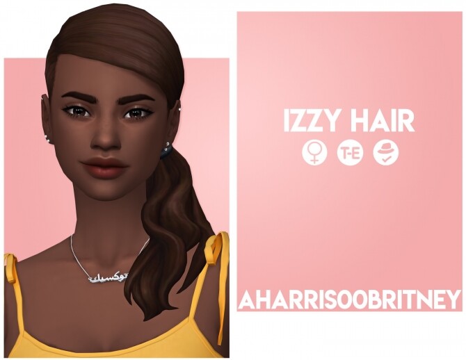 Sims 4 Izzy Hair at TSR