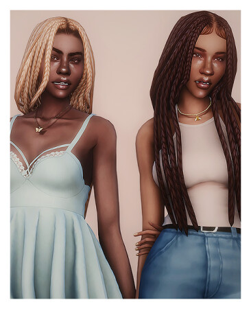 Banana and Hazelnut hair recolors at GhostBouquet