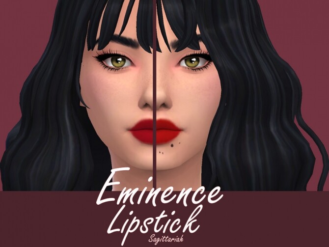 Sims 4 Eminence Lipstick by Sagittariah at TSR