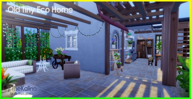 Sims 4 Old Tiny Eco Home at Kalino